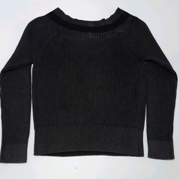 Rag & Bone V-neck Dark Gray Pullover Sweater - Picture 4 of 8
